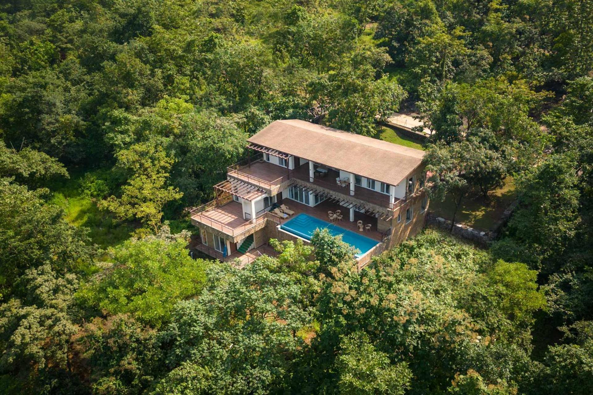 Eden Glade - Khopoli - Mountain-View Villa With Private Pool, Spacious Decks & Indoor Activities מראה חיצוני תמונה